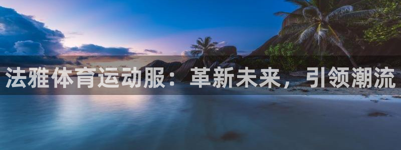 k1体育十年平台：法雅体育运动服：革新未来，引领潮流
